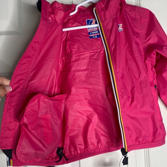 NWT K-Way Le Vrai 3.0 Claude Classic Fuchsia - Picture 4 of 4